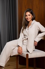 Piżama Sensis Lupita dł/r S-XL rozpinana