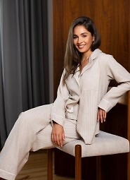 Piżama Sensis Lupita dł/r S-XL rozpinana