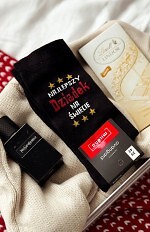Skarpety Milena Avangard 0125-102 Najlepszy Dziadek 39-46