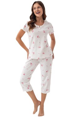 Piżama Luna 386 kr/r S-2XL damska