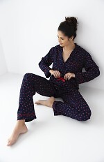 Piżama Sensis Sophia dł/r S-XL rozpinana