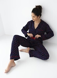 Piżama Sensis Sophia dł/r S-XL rozpinana
