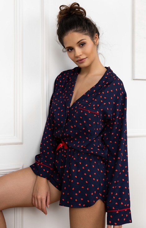 Piżama Sensis Maisie dł/r S-XL rozpinana