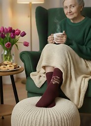 Skarpety Milena 0200-138 Taka Babcia To Skarb 37-41