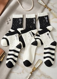 Skarpety WiK SO&LI QY009-11 Damskie 060 Wzór Cyrkonie 35-42