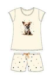 Piżama Cornette Young Girl 788/108 Chihuahua kr/r 134-164