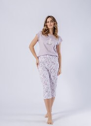 Piżama Leveza 1543 Fabiana kr/r M-XL
