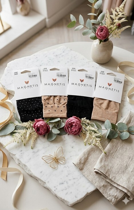 Skarpetki Magnetis Kropki Lycra 20 den