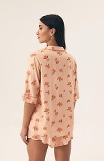 Piżama Henderson Ladies 42686 Naranja kr/r S-2XL rozpinana