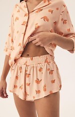 Piżama Henderson Ladies 42686 Naranja kr/r S-2XL rozpinana