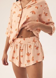 Piżama Henderson Ladies 42686 Naranja kr/r S-2XL rozpinana