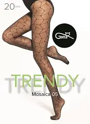 Rajstopy Gatta Trendy Mosaica wz.05 20 den 2-4