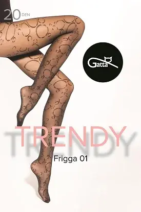 Rajstopy Gatta Trendy Frigga wz.01 20 den 2-4 - zdjęcie 2