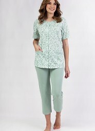 Piżama Regina 694 kr/r M-XL W25 damska rozpinana