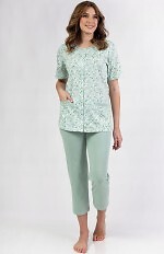 Piżama Regina 694 kr/r 2XL-3XL W25 damska rozpinana