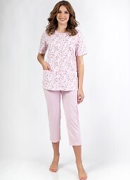 Piżama Regina 694 kr/r 2XL-3XL W25 damska rozpinana