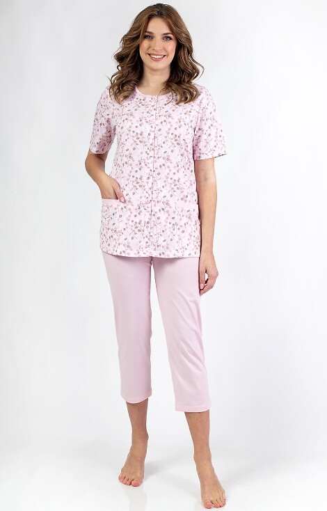 Piżama Regina 694 kr/r 2XL-3XL W25 damska rozpinana