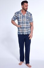 Piżama Cornette 318/54 kr/r M-2XL męska rozpinana