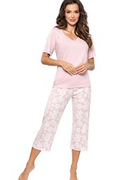 Piżama Donna Rosalia 3/4  kr/r S-2XL