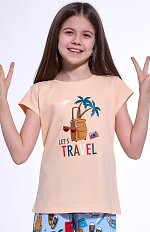 Piżama Cornette Kids Girl 787/110 Travel 2 86-128