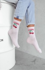 Skarpety Milena 0200-163 Cherries 37-41