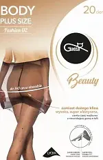 Rajstopy Gatta Body Plus Size Fashion wz.02 20 den 3-6