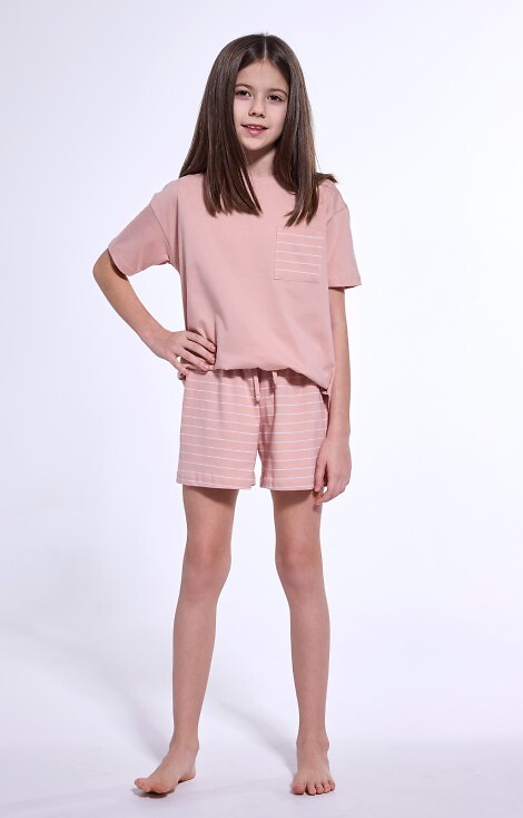 Piżama Cornette Young Girl 569/111 Lagoon kr/r 134-164