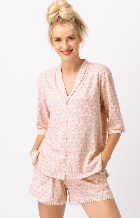 Piżama Key LNS 753 A25 kr/r S-XL rozpinana