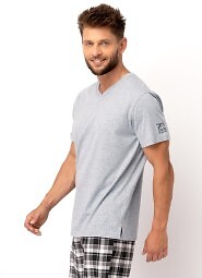 Piżama Key MNS 460 A25 kr/r 3XL-4XL