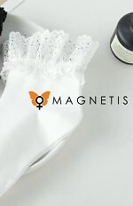 Skarpetki Magnetis QR241118 Koronka