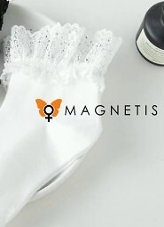 Skarpetki Magnetis QR241118 Koronka