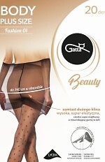 Rajstopy Gatta Body Plus Size Fashion 01 20 den 3-6