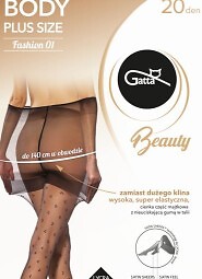 Rajstopy Gatta Body Plus Size Fashion 01 20 den 3-6