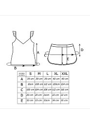 Piżama Donna Cherry Top sz/r S-2XL