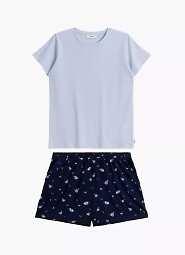 Piżama Atlantic NLP-490/01 kr/r S-XL