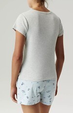 Piżama Atlantic NLP-490/02 kr/r S-XL