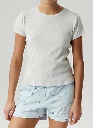 Piżama Atlantic NLP-490/02 kr/r S-XL
