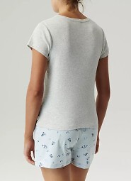 Piżama Atlantic NLP-490/02 kr/r S-XL