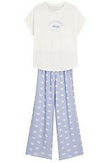 Piżama Henderson Ladies 42730 Nubes kr/r S-XL