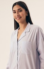 Piżama Henderson Ladies 42782 Nanda dł/r S-XL rozpinana