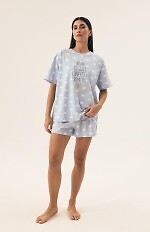 Piżama Henderson Ladies 42732 Nubes kr/r S-XL