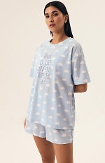 Piżama Henderson Ladies 42732 Nubes kr/r S-XL
