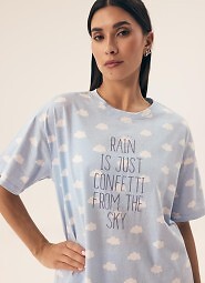 Piżama Henderson Ladies 42732 Nubes kr/r S-XL