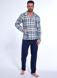 Piżama Cornette 114/77 dł/r 3XL-5XL rozpinana