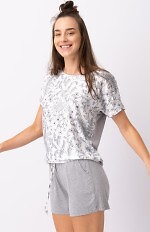 Piżama Key LNS 544 B25 Wiskoza kr/r S-XL