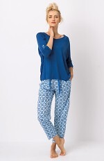 Piżama Key LNS 721 B25 Wiskoza 3/4 2XL-3XL