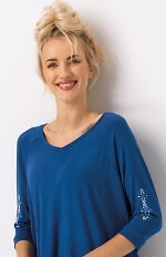 Piżama Key LNS 721 B25 Wiskoza 3/4 2XL-3XL
