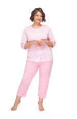 Piżama Martel Kasia II 266 3/4 M-3XL rozpinana