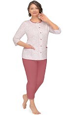 Piżama Martel Kasia II 266 3/4 M-3XL rozpinana