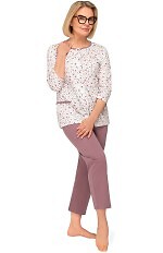 Piżama Martel Kasia II 266 3/4 M-3XL rozpinana